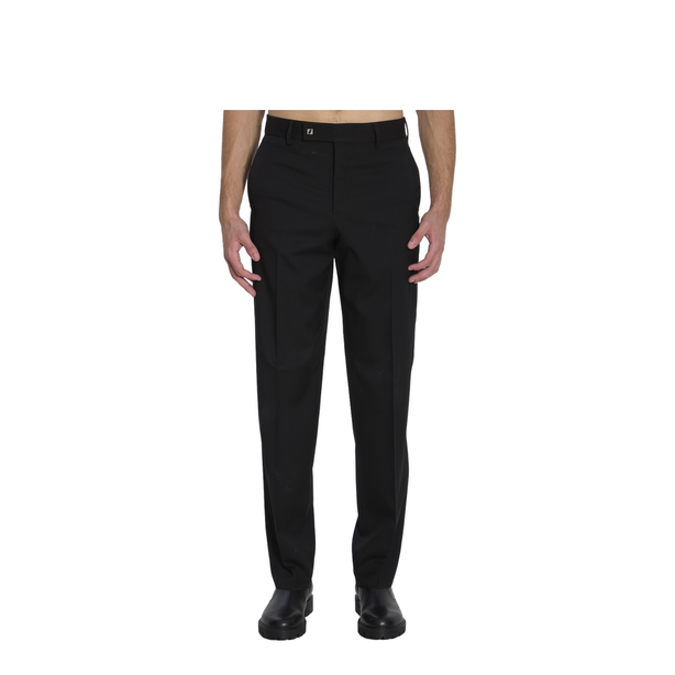 Black Wool Trousers