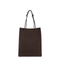 Tangle Calfskin Shopping Bag - Brown