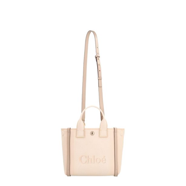 Small Canvas Tote Bag - Blushy Beige