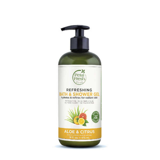 Petal Fresh Refreshing Bath & Shower Gel - Aloe & Citrus 475ml