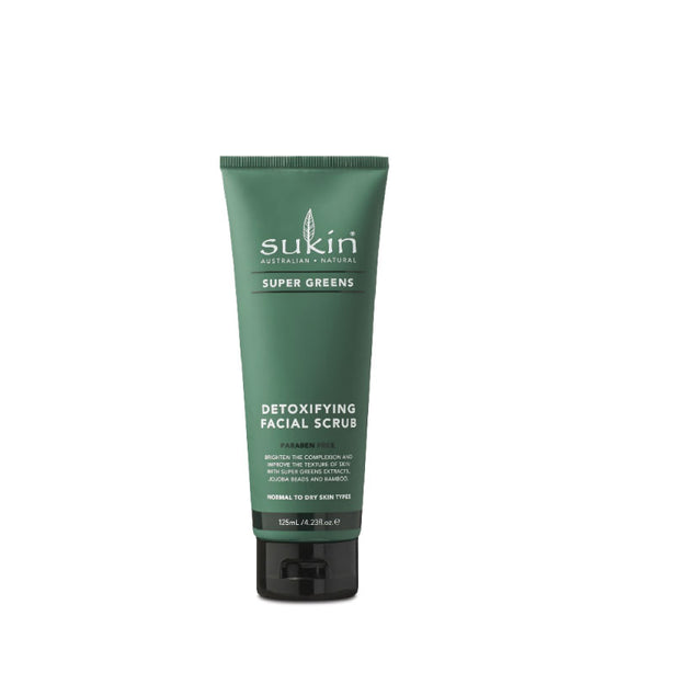 Sukin Super Greens Detoxifying Facial Scrub 125ml