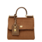 My Sicily Small Suede Leather Bag - Brown