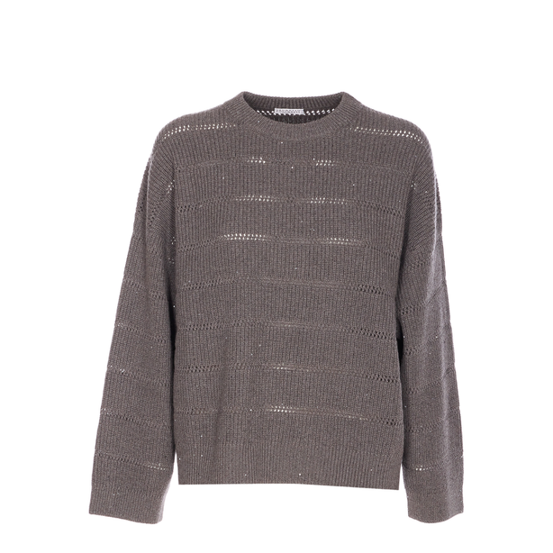 Cashmere and Wool Crew-Neck Sweater
