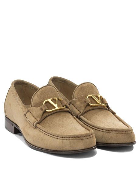 Valentino Garavani Suede loafers - Beige