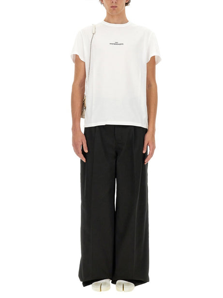 Reverse Logo T-Shirt with Embroidery