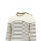 PRADA Linen-blend marinière sweater