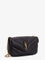 Saint Laurent Loulou Mini leather crosbody bag with chevron stitching - Nero