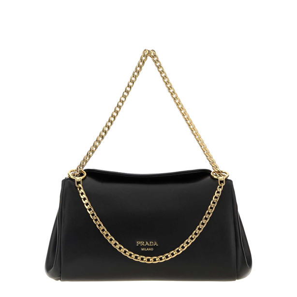 Tumulte Small Nappa Leather Shoulder Bag - Black