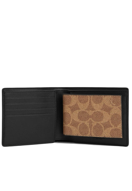 Coach 3 In 1 Wallet In Signature Canvas - Mahogany/Multi