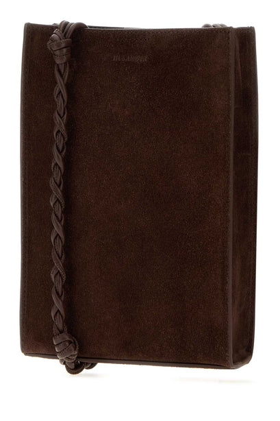 Brown Suede Small Tangle Shoulder Bag