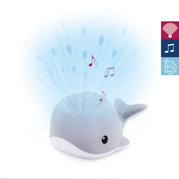 Zazu Wally the Whale, Light Projector with Soothing Melodies