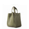 X Nihilo Eight Mini Leather Handbag Tote Bucket Bag Khaki