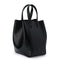 X Nihilo Eight Leather Handbag Tote Bucket Bag Black