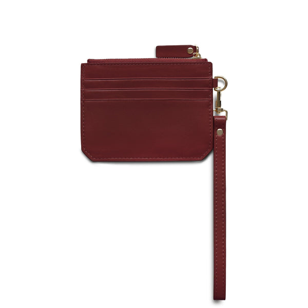 X Nihilo Charlie Leather Coin Pouch Red