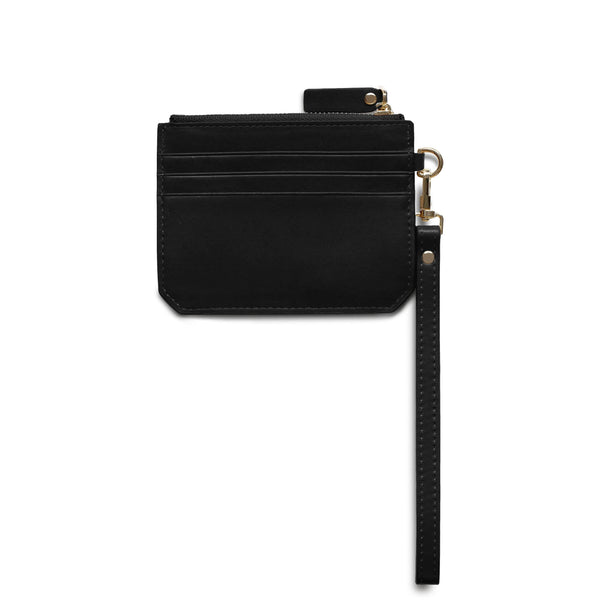 X Nihilo Charlie Leather Coin Pouch Black