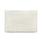 X Nihilo Carla Leather Croc Print Cardholder Milk