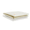X Nihilo Carla Leather Croc Print Cardholder Milk