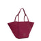 X Nihilo Fifth Avenue Leather Handbag Tote Canvas Burgundy