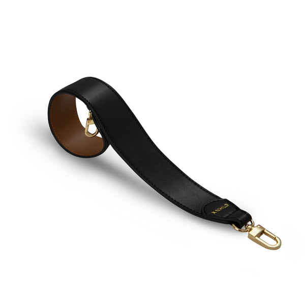 X Nihilo Bag Handle Leather Black Tan