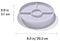 OXO Tot Stick & Stay Suction Divided Plate for Toddlers
