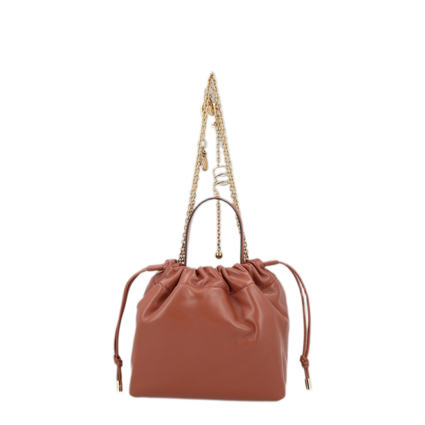 Icons Small Lambskin Shoulder Bag - Blushy Brown