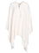 Fendi Ivory Ff Wool And Silk Poncho - White