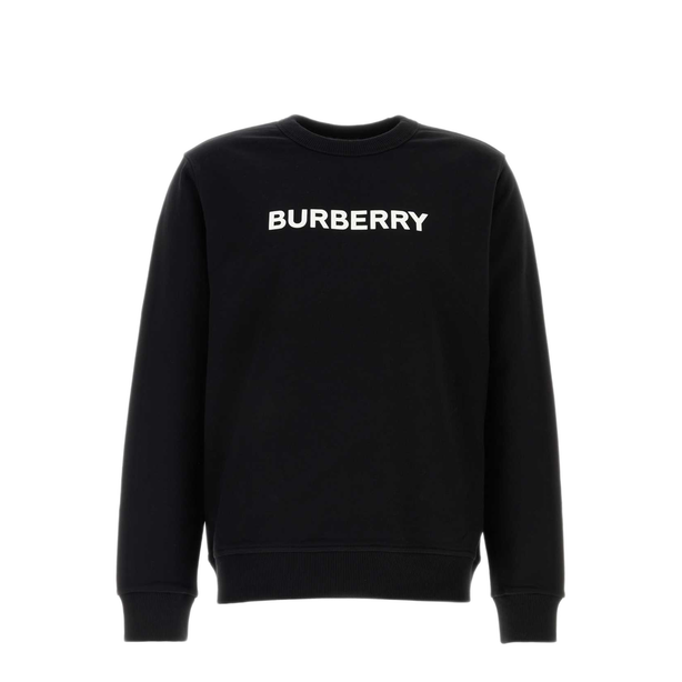 Black Cotton Sweatshirt