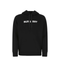 Black Cotton Sweatshirt