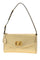 Devain Small Laminated Nappa Leather Shoulder Bag - Gold