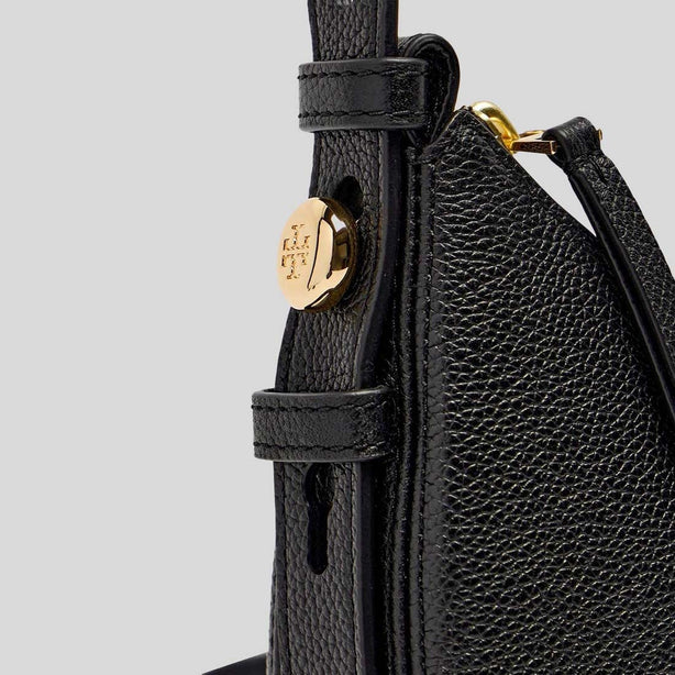 TORY BURCH Romy Half Moon Bag Black RS-178677