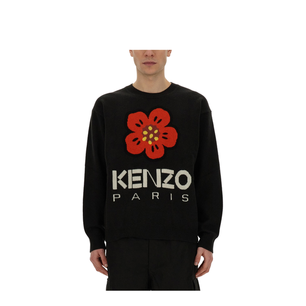 Jersey with Embroidery Boke Flower