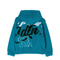 Jacquard Fur Zip Hoodie