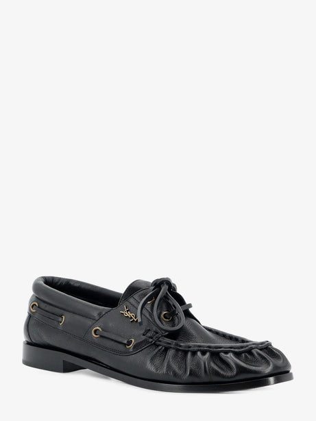 Saint Laurent Le Loafer Bateau leather loafers - Nero