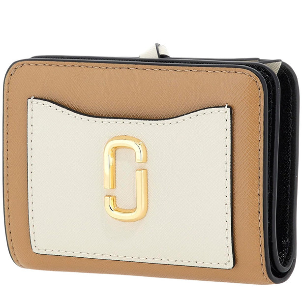 Marc Jacobs The Utility Snapshot Mini Compact Wallet - Camel Multi 2F3SMP062S07