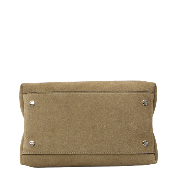 T Timeless Micro Calfskin Tote - Cappuccino Brown
