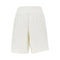 EMPORIO ARMANI Viscose and linen shorts