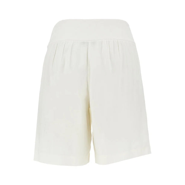 EMPORIO ARMANI Viscose and linen shorts