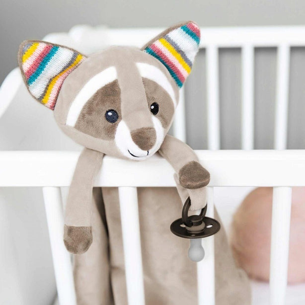 Zazu Robin the Racoon Baby Comforter with Sound Machine