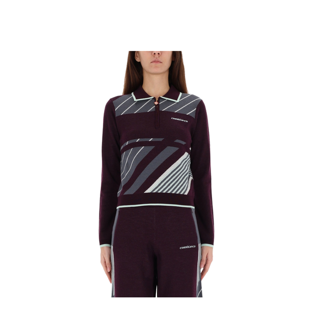 Diagonal Tennis Polo Shirt