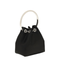 Bon Bon Satin Handbag - Black / Silver