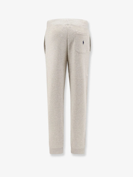 Polo Ralph Lauren Cotton blend jogging trousers with side logo print - Ltsportheather