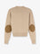 Bottega Veneta Cashmere blend cardigan with Intrecciato logo patch - Wax