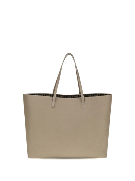 Fendi Medium Roll Roman leather Shopping Bag - Corda+Moro