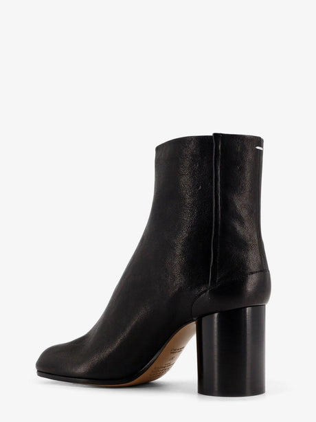 Maison Margiela Leather Tabi Boots - Black
