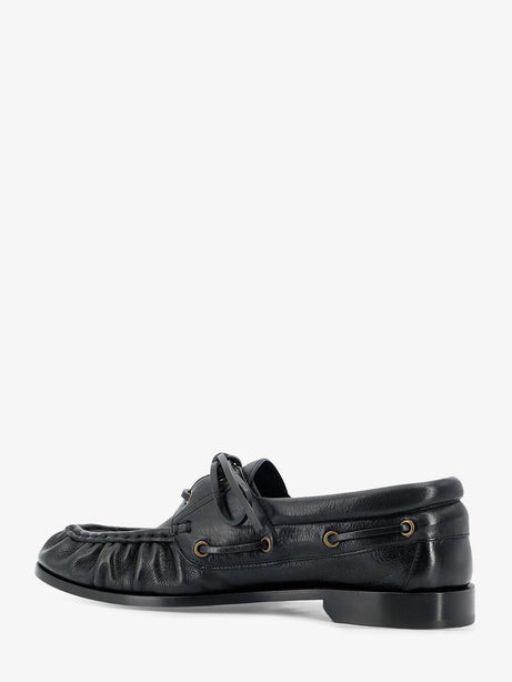 Saint Laurent Le Loafer Bateau leather loafers - Nero