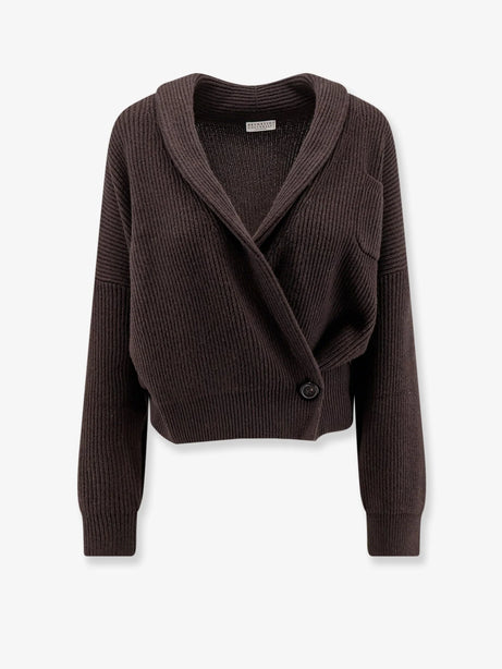 Brunello Cucinelli Cashmere cardigan - Caffè
