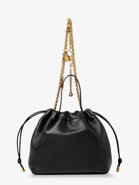 Chloe' Chloé Icons leather crossbody bag with front logo - Black