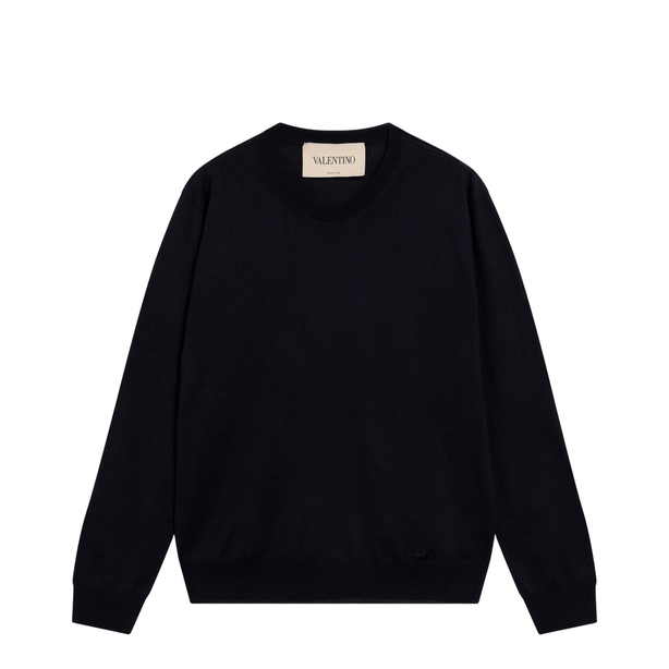 Midnight Blue Wool Sweater