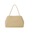 Hug Soft Medium Calf Leather Shoulder Bag - Stoneburnt