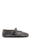 AlaïA Rhinestone Fishnet Ballerina - White